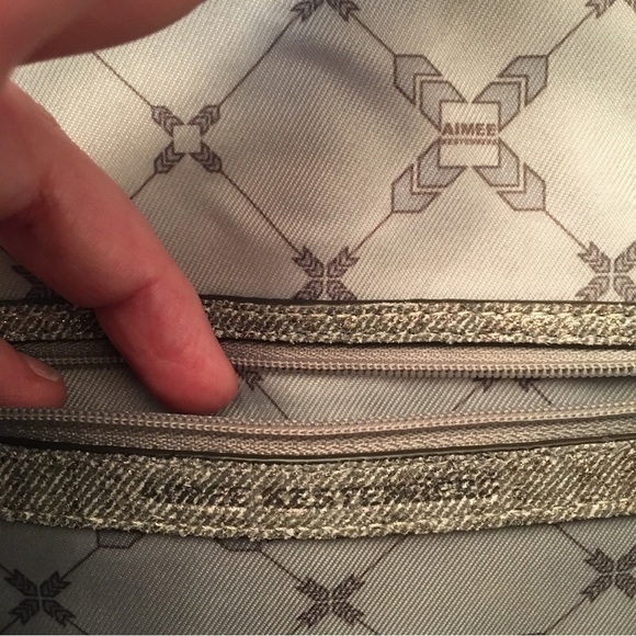 𝅺aimee Kestenberg On The Rocks Brushed Metallic Crossbody Bag - Picture 6 of 9